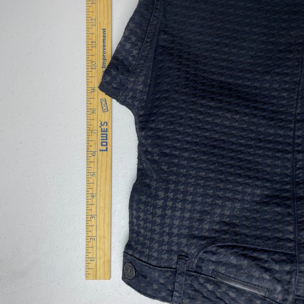 Maison Scotch Jeans Skinny Fit Houndstooth Textured Durable Fabric Black‎ W 27 - Picture 8 of 12